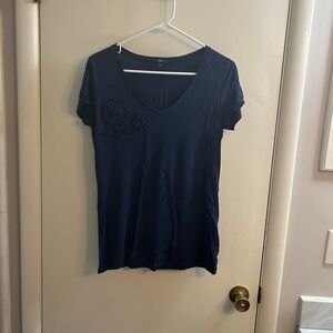 GAP Dark Blue Short Sleeve Shirt